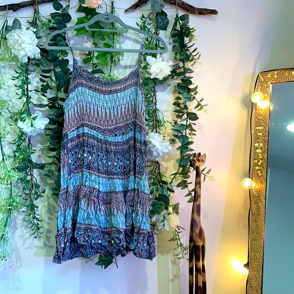 Boho Mini Dress - Picture 1 of 2